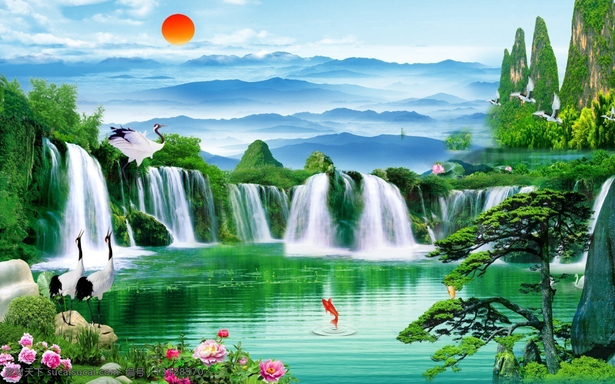 流水生财 瀑布 玄关背景墙 装饰画 玄关瀑布 九鱼图 荷花 锦鲤 中式玄关 过道玄关 背景墙 梦幻森林 溪流 壁画 流水生财瀑布 荷花鲤鱼 流水生财风景 流水生财玄关 背景 鲤鱼 仙鹤 瀑布流水 高清 高清背景 高清瀑布 流水瀑布 瀑布仙鹤 瀑布背景 分层