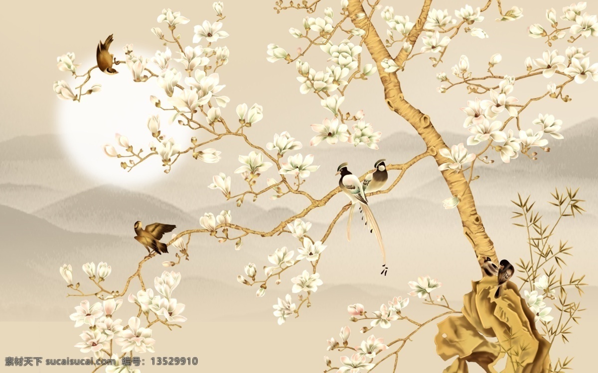 新 中式 工笔 花鸟 玉兰 背景 墙 手绘花鸟 新中式 现代简约花鸟 壁画 花鸟图 卧室背景 背景墙 古典 国画 工笔花鸟 花鸟山水 山水背景 背景山水 中式花鸟 中式山水 手绘山水 工笔山水 装饰画 中国风 手绘 电视背景墙 素雅 飞鸟 新中式山水 山水画 玉兰装饰画 玉兰花鸟 手绘玉兰 玉兰手绘 环境设计 无框画