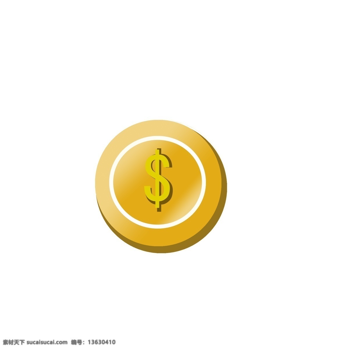 金币 矢量 图标 发财 卡通金币 美元 财富 庆祝 金钱 商业 花钱 恭喜发财 卡通钱币