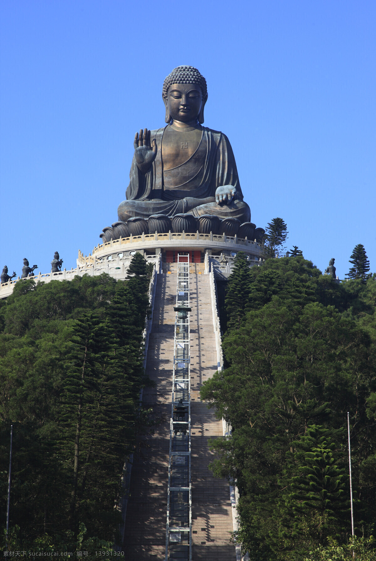 香港大佛 雕塑 信仰 佛教 香港 旅游 建筑园林