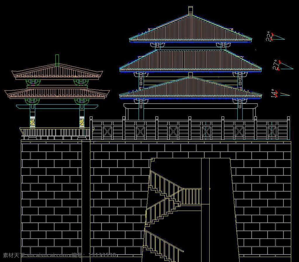 cad 长廊 仿古 古堡 古典 古建筑 古塔 花架 环境设计 建筑设计 古城 门 建筑 施工图 侧立面 dwg 图纸 平面图 装修 装饰 室内设计 廊架 景观 棚架 凉亭 重檐 古庙 八角亭 水榭 牌楼 茶社 仿古建筑 图 源文件 cad素材 室内图纸