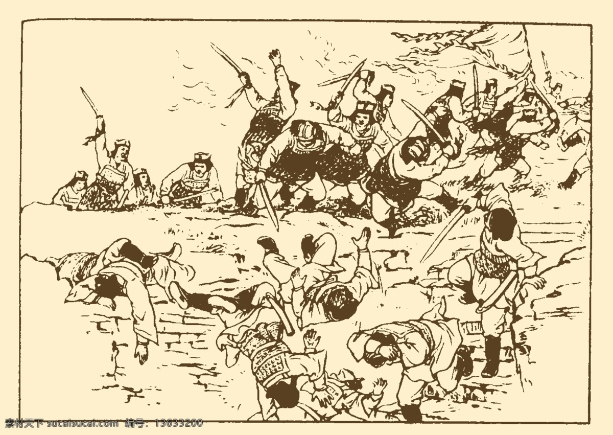 分层 白描 传统文化 端午 故事 连环画 屈原 人物 古代故事画库 屈原素材下载 屈原模板下载 粽子 传统故事 源文件 节日素材 端午节