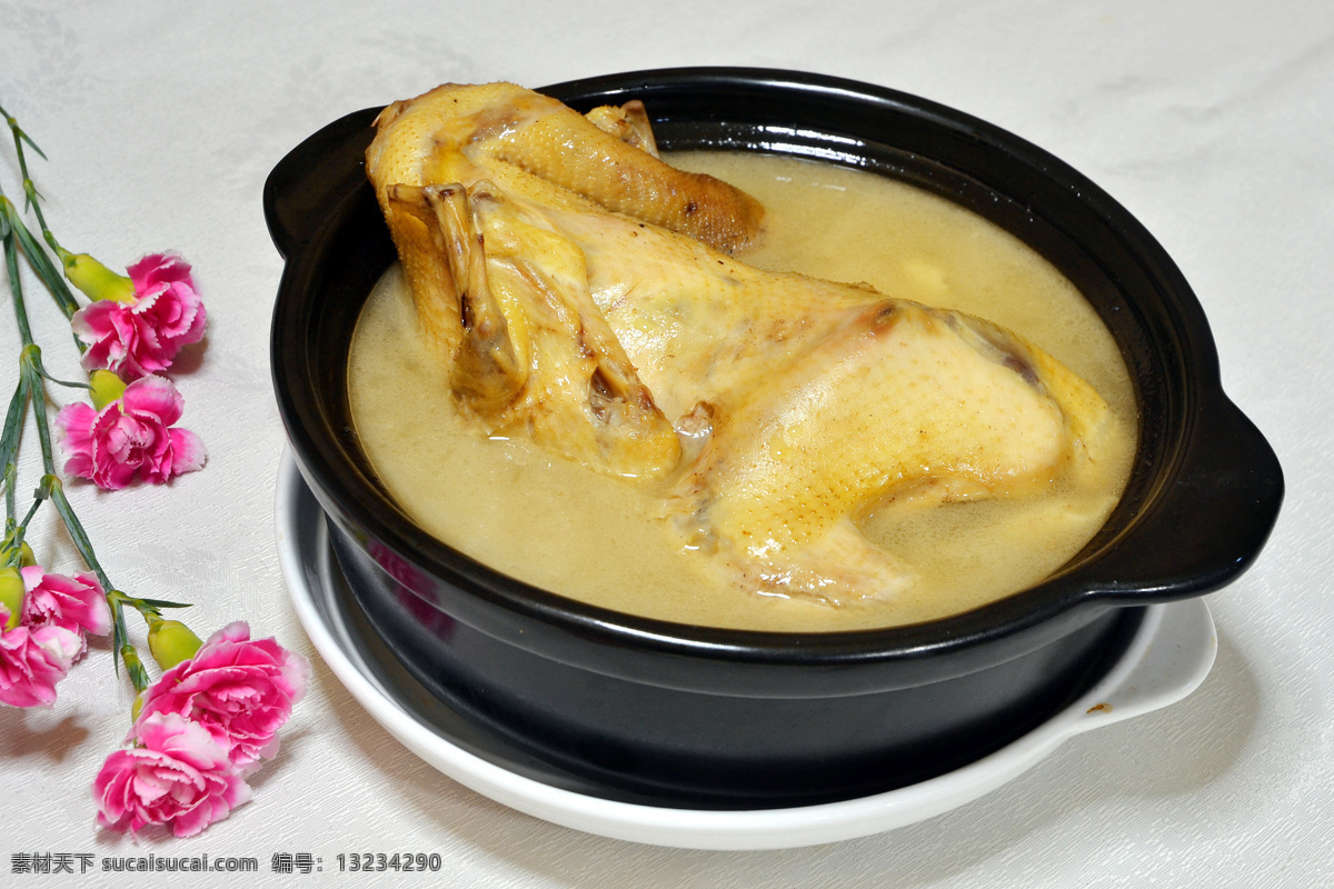 鸡汤 鲁菜 砂锅 砂锅鸡汤 砂锅鸡 中华美食 传统美食 餐饮美食