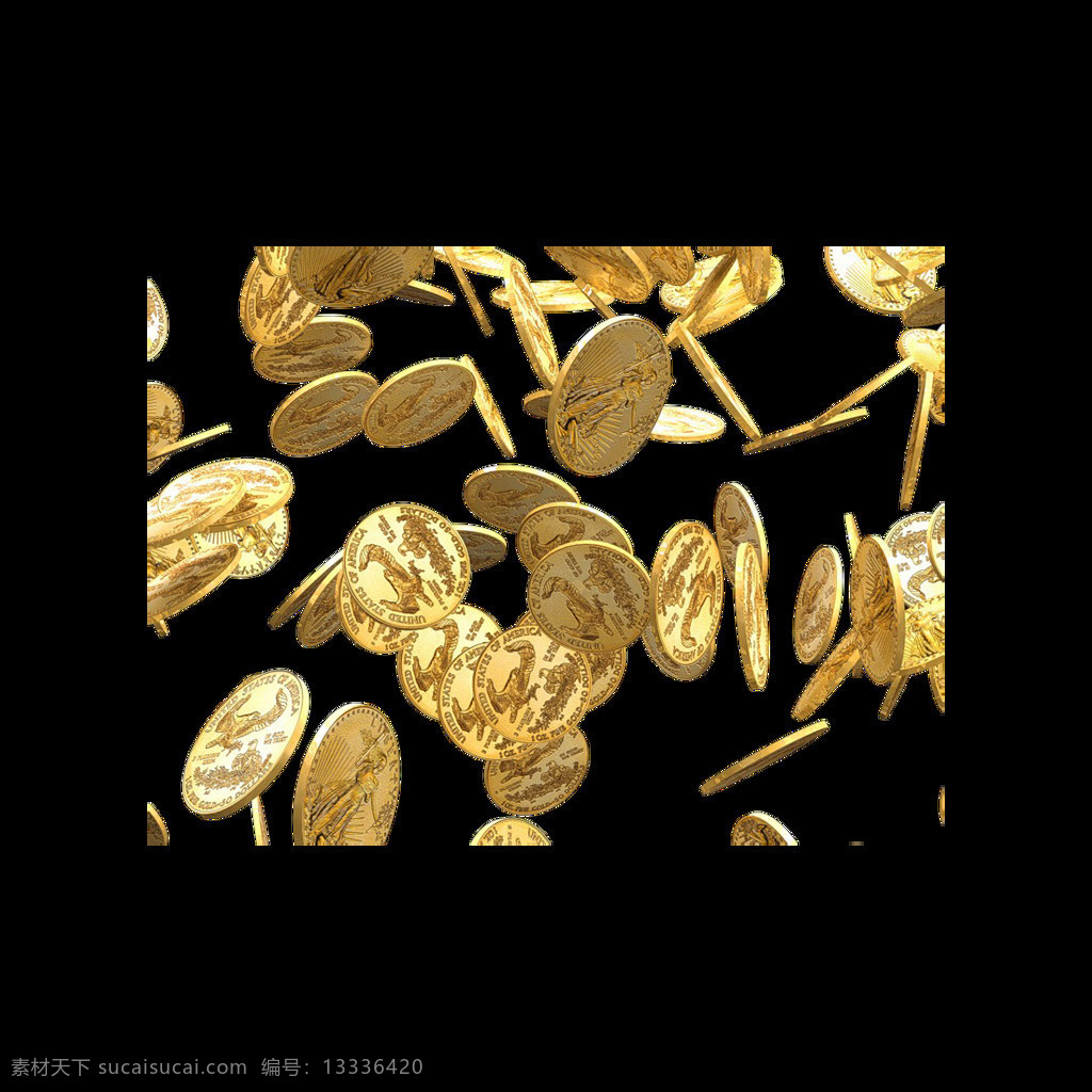 抽象金币元素 抽象 花纹 金币 元素