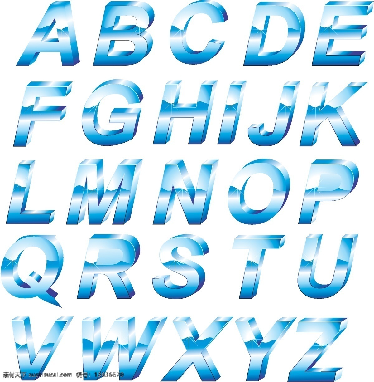 3d字母 符号 矢量 可爱 可爱字母 拼音 英文字母 蓝色 水晶 字母 模板下载 蓝色水晶字母 字设计 儿童字母 英文字体 字母主题 矢量图 艺术字