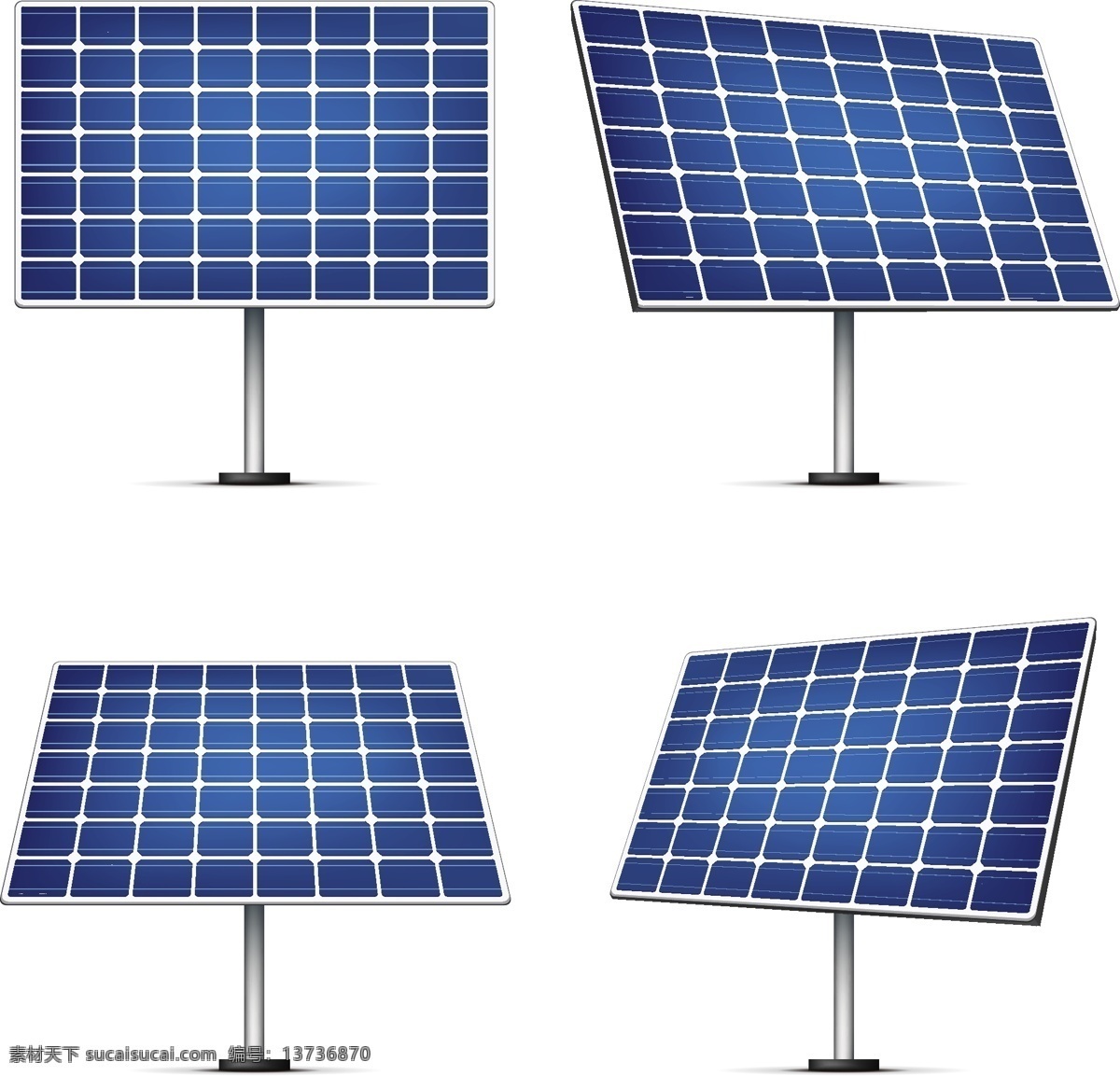太阳能 电池板 太阳能电池板 插画 背景 海报 画册 生活百科 平面素材