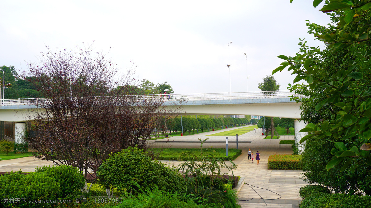 公园景观 长沙市 天心区 湘府文化公园 风景 风光 建筑园林 园林建筑