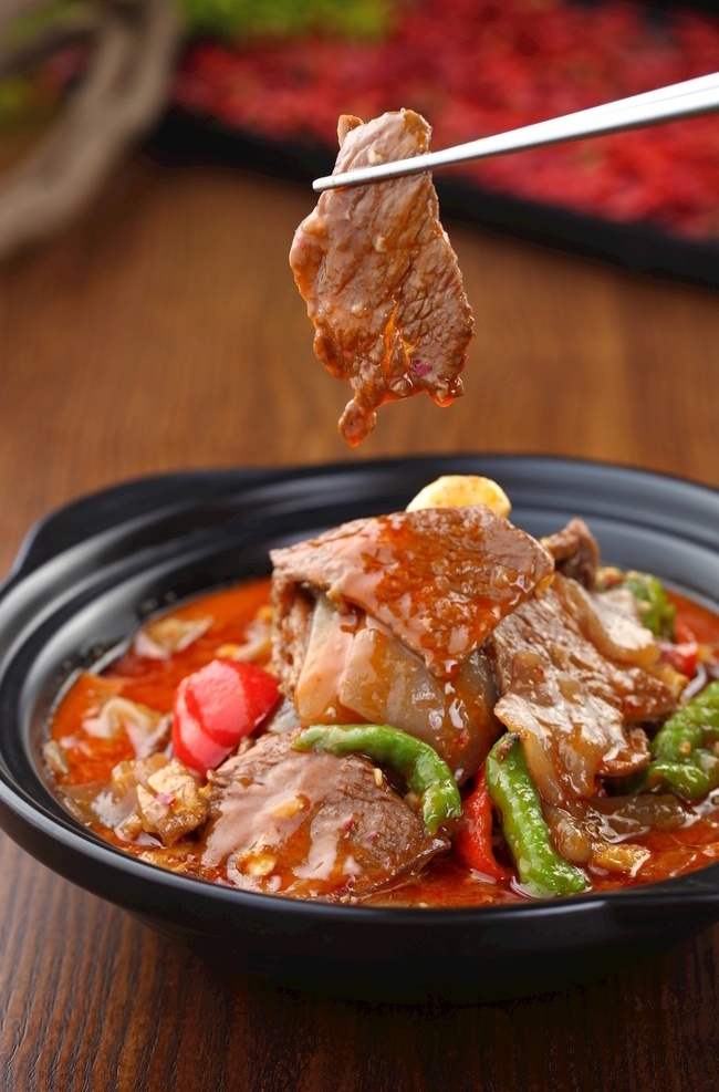 巴掌 牛肉 炖 魔芋 牛肉炖魔芋 传统美食 中餐 馋嘴牛肉 巴掌牛肉魔芋 美食 餐饮美食