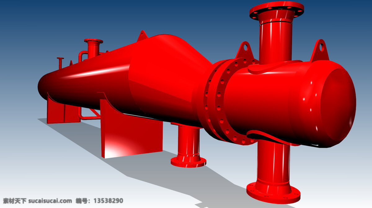稳定 塔 再沸器 管道 cad素材 cad