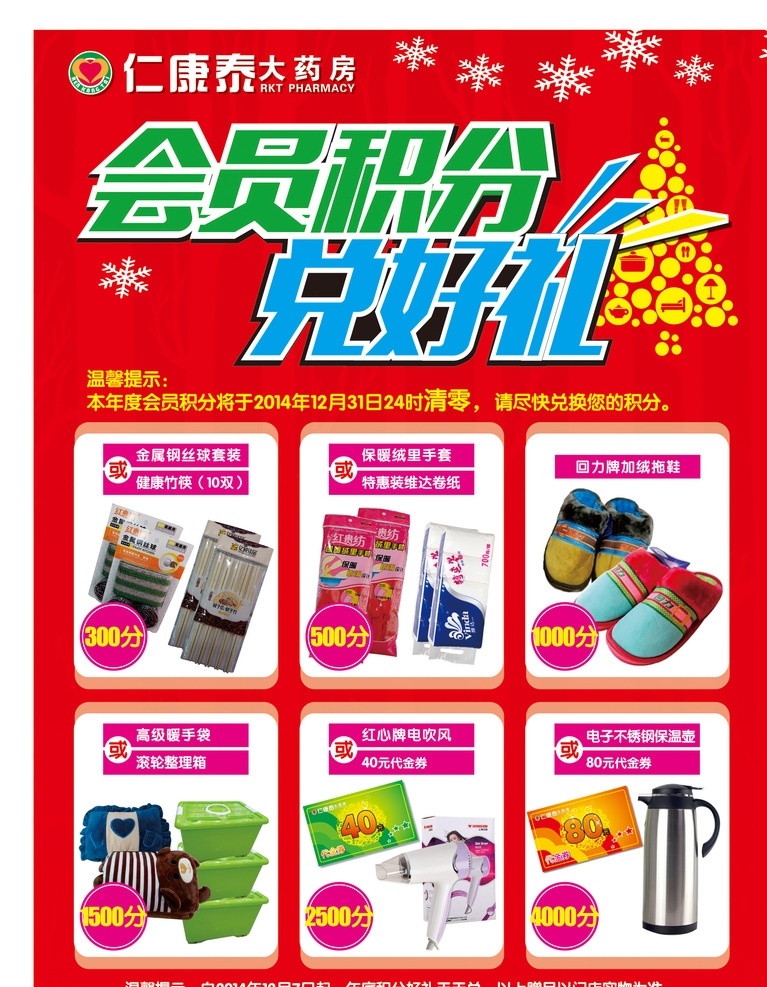 会员积分兑礼 会员 积分 兑礼 药房 海报