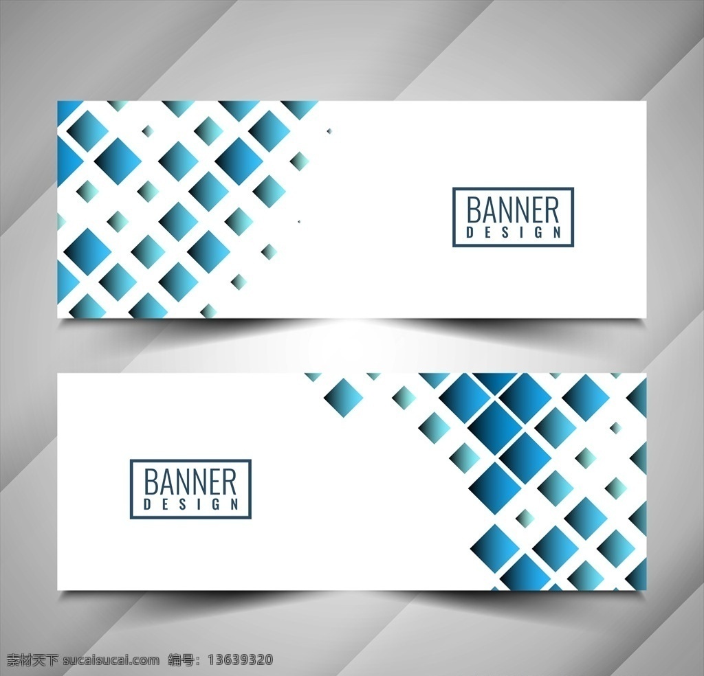 时尚 banner 时尚简约 几何 平面组合 简约横幅 广告海报 网站 模板 矢量广告设计