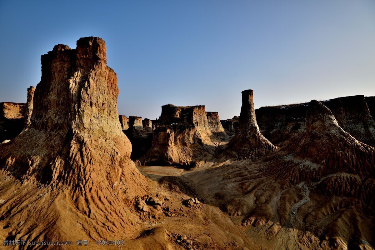 山西 大同 土 林 风景