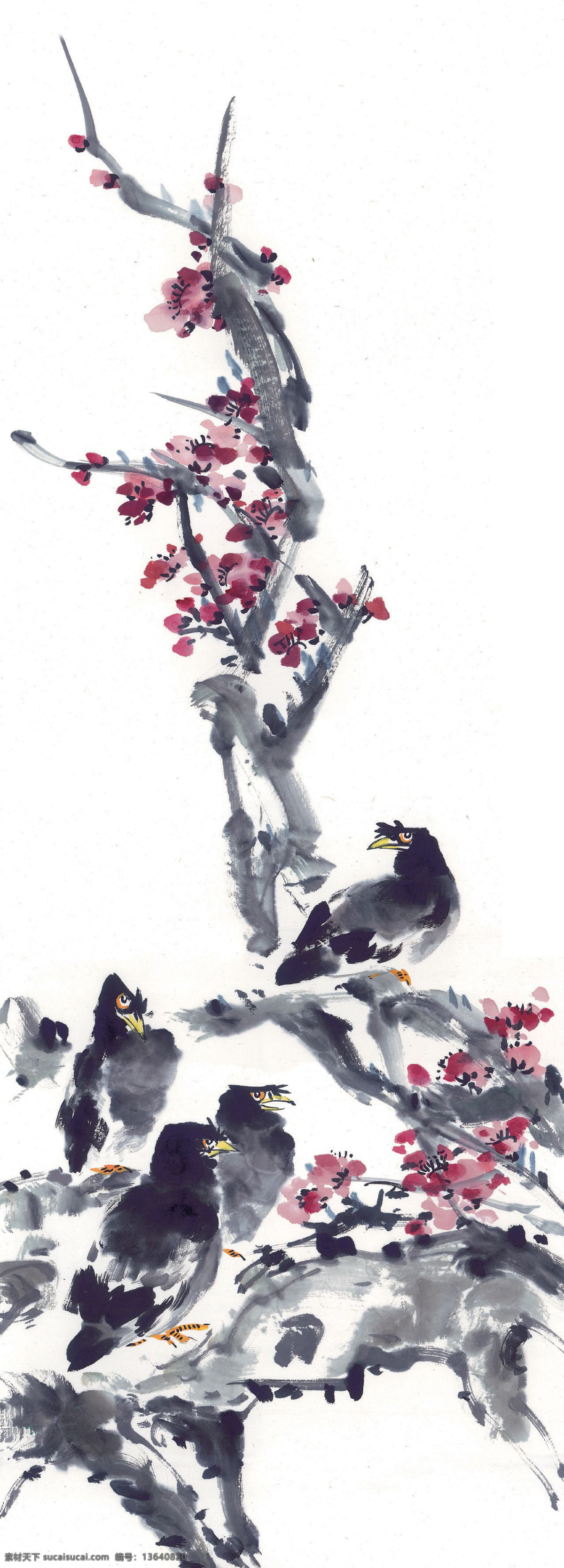 花鸟国画图片 国画 文化艺术 美术绘画 高清国画图片 设计图库