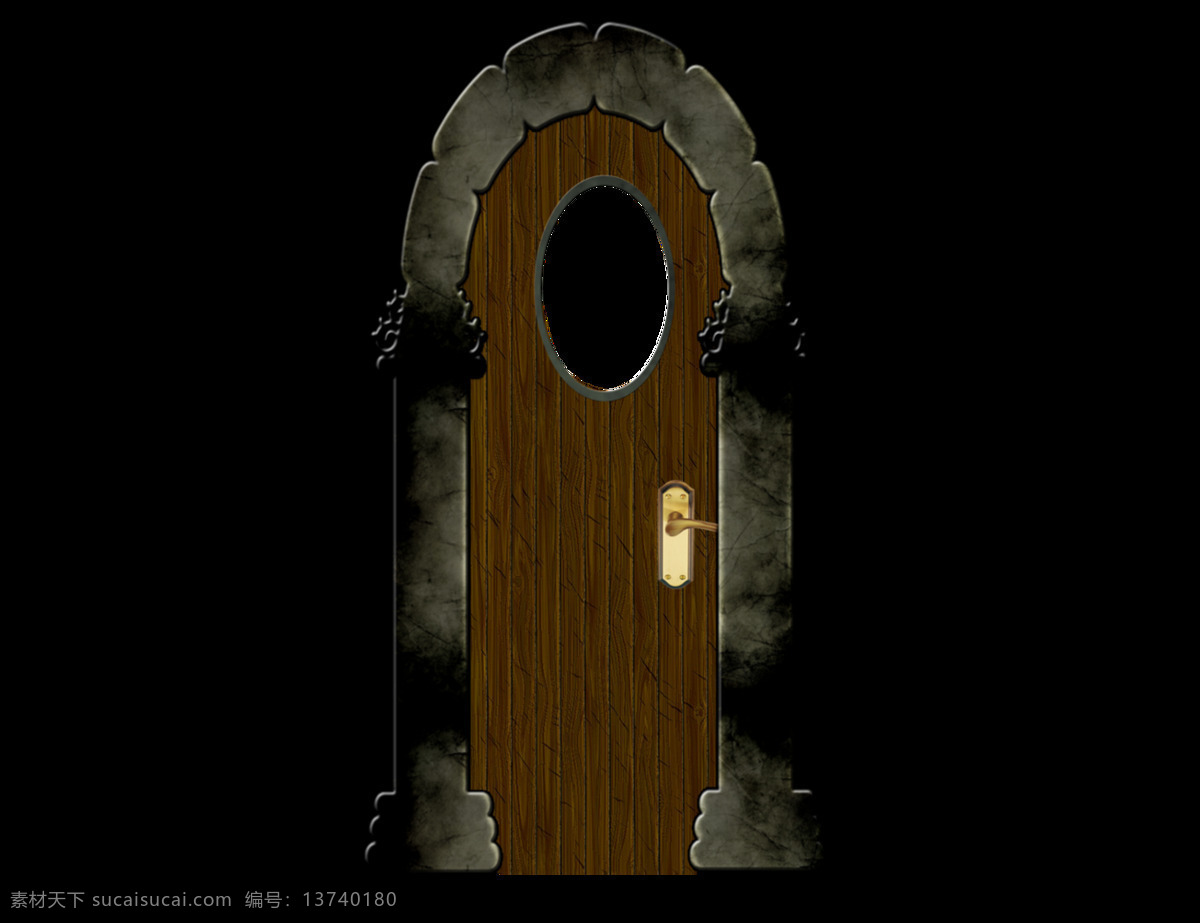 欧式 城堡 拱门 元素 png元素 海报 免抠元素 透明元素 游戏场景