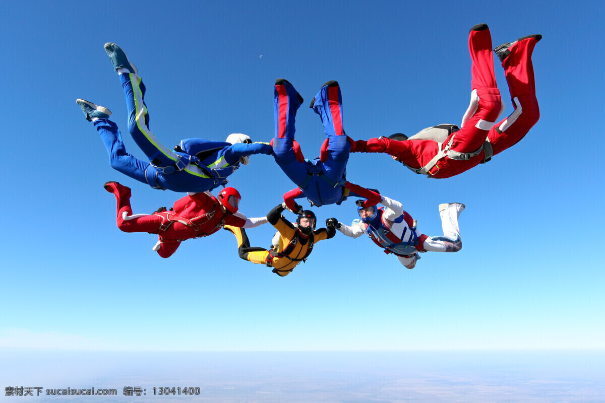 跳伞 运动员 极限运动 体育运动 生活百科