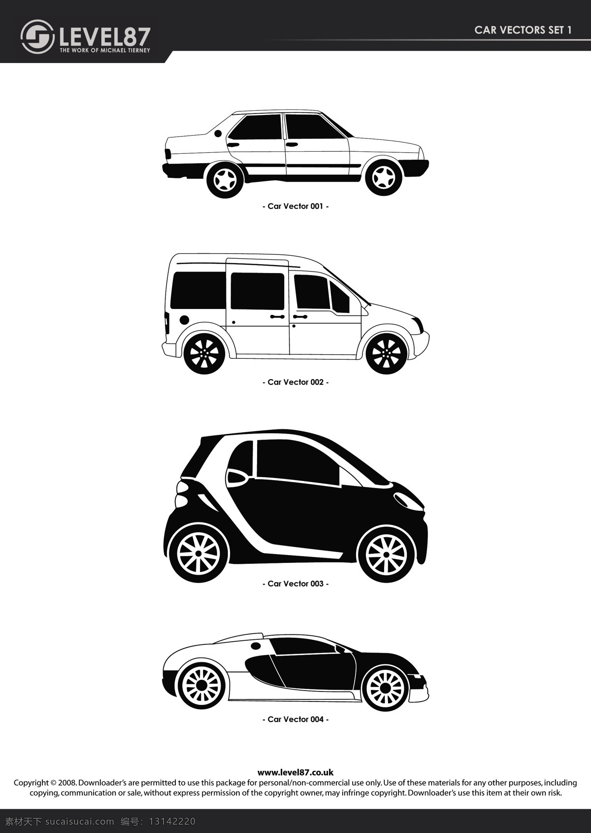 矢量 汽车 黑色 矢量图 其他矢量图