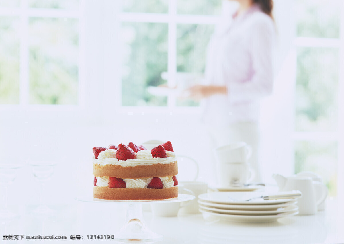高清图片 蛋糕 草莓蛋糕 草莓 奶油蛋糕 水果蛋糕 手工 烘焙 餐饮美食