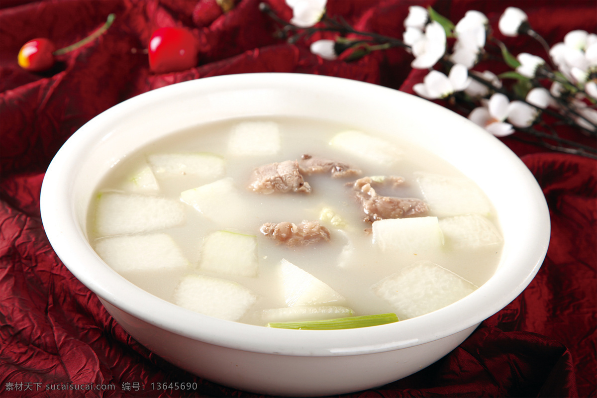 冬瓜排骨汤 美食 传统美食 餐饮美食 高清菜谱用图