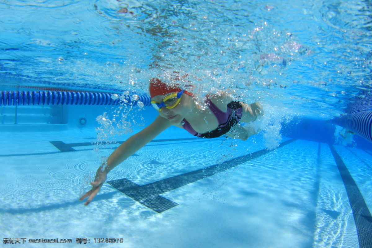 游泳 游泳池 水底 自由式 潜水镜 泳手 运动 锻炼 体育运动 文化艺术