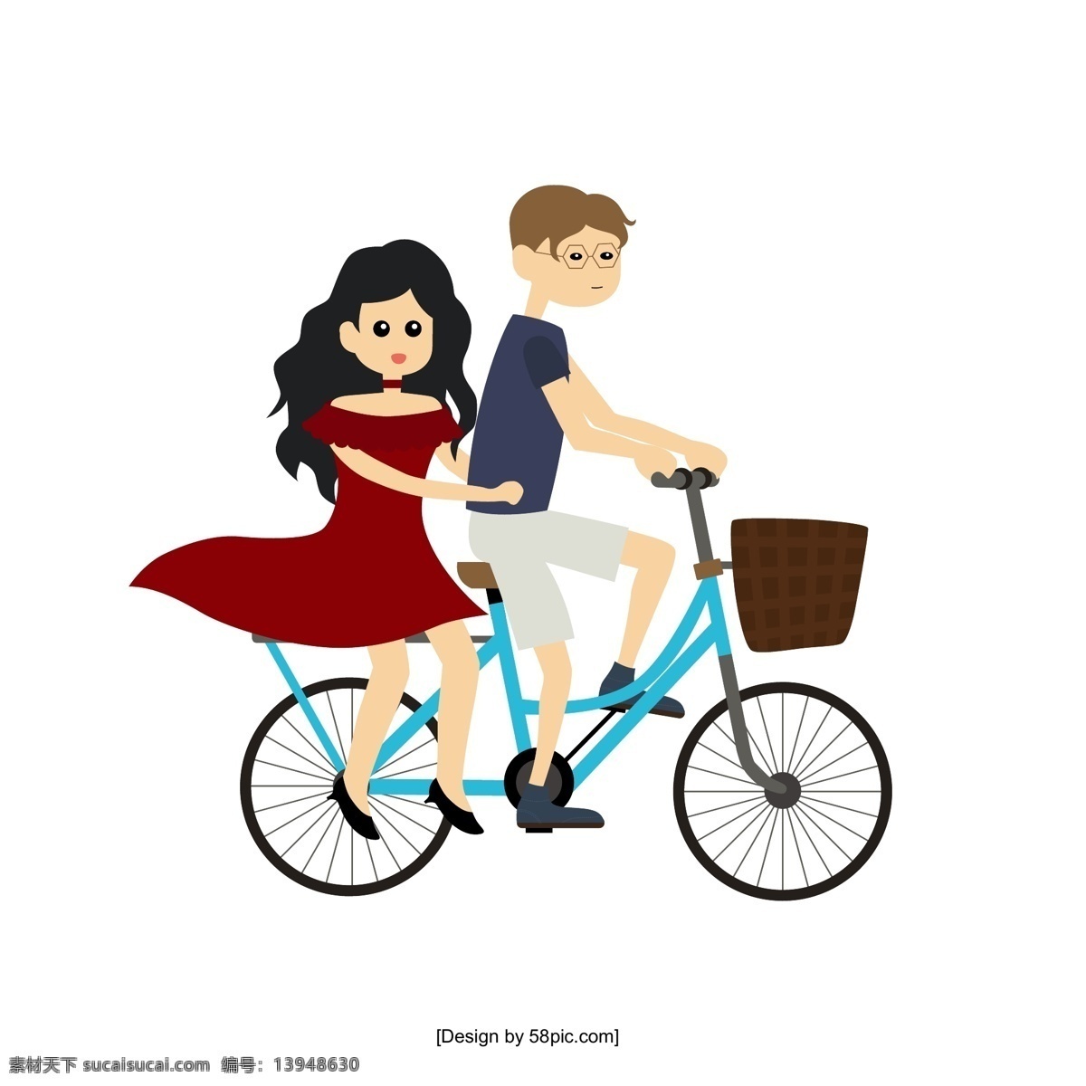 创意 骑 单车 情侣 情人节 情人 女孩 自行车 男孩 骑车 骑单车 骑车的情侣 骑单车的情侣 青年 女生 男生 男女