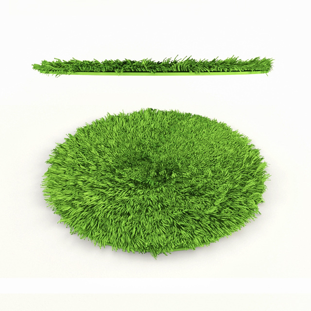 圆形草类模型 模型 3d模型 效果图 3d渲染 圆形 模型素材 草类
