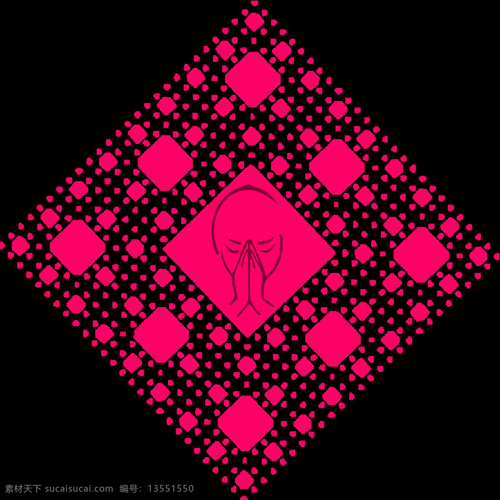 serpinski 地毯 分形 几何 svg 黑色