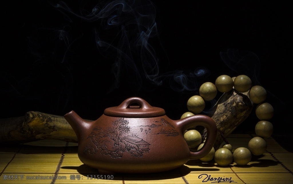 禅茶一味 原创 茶壶 石瓢 静物 风光 生活百科 家居生活