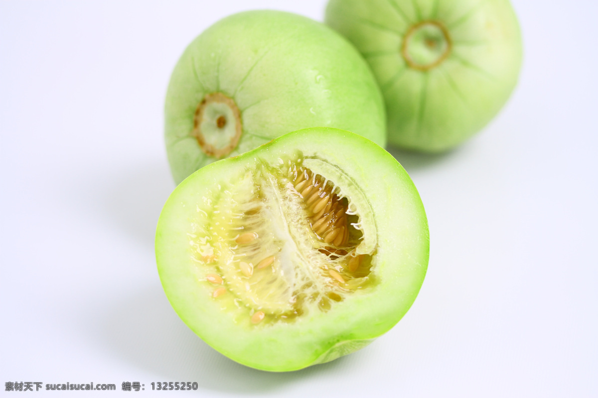 香瓜 青香瓜 新鲜水果 水果 蔬果 生物世界
