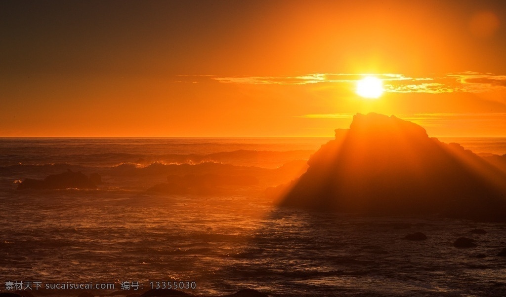 夕阳 红霞 海浪 云彩 天空 晚霞 傍晚 落日 阳西 黄昏 风景 自然风景 火烧云 沙扒 沙扒湾 自然景观