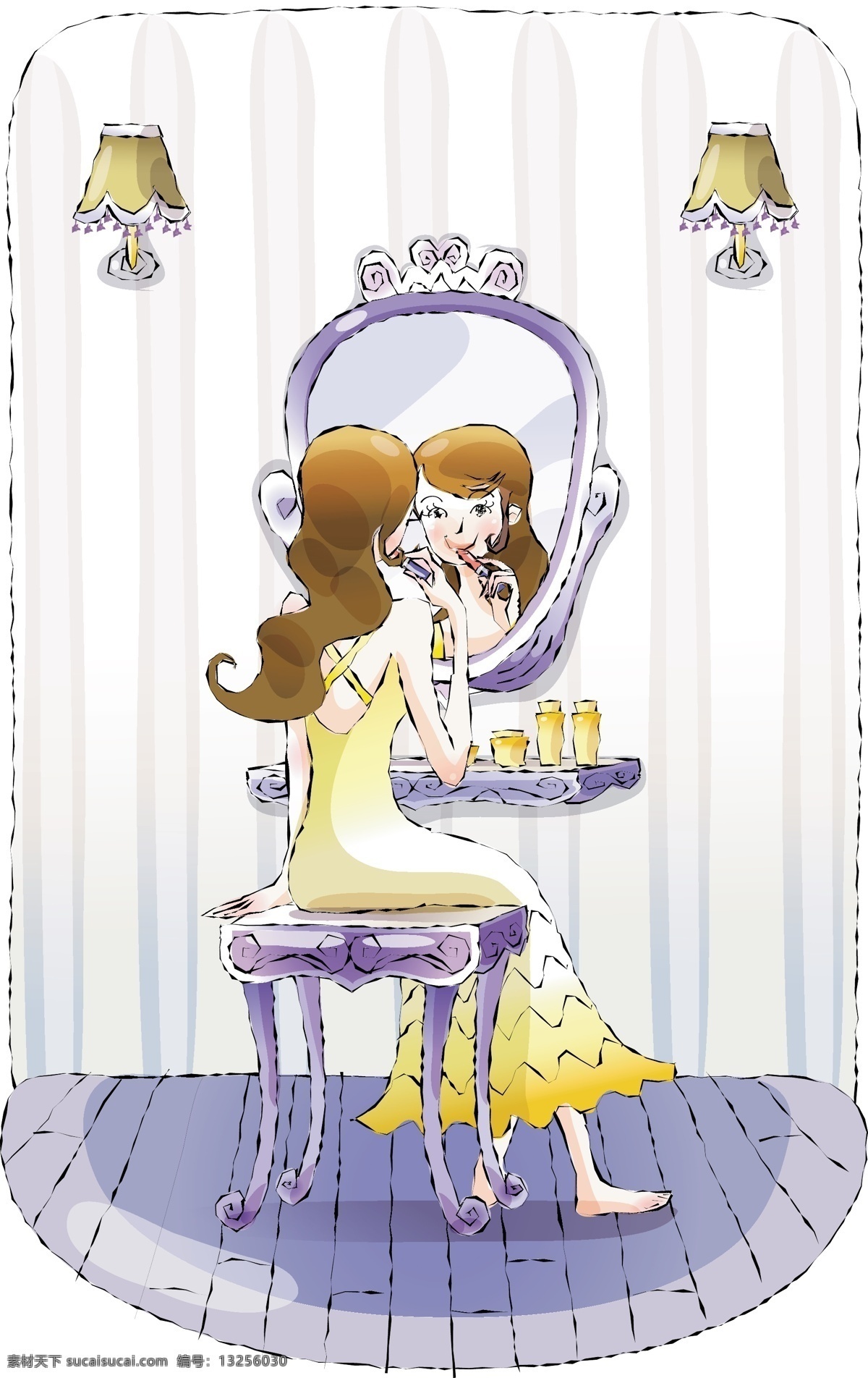 美女 矢量图 卡通女性 人物卡通图 人物 人物素材 时尚 时尚美女 时尚美女素材 矢量背景素材 卡通 图 矢量人物