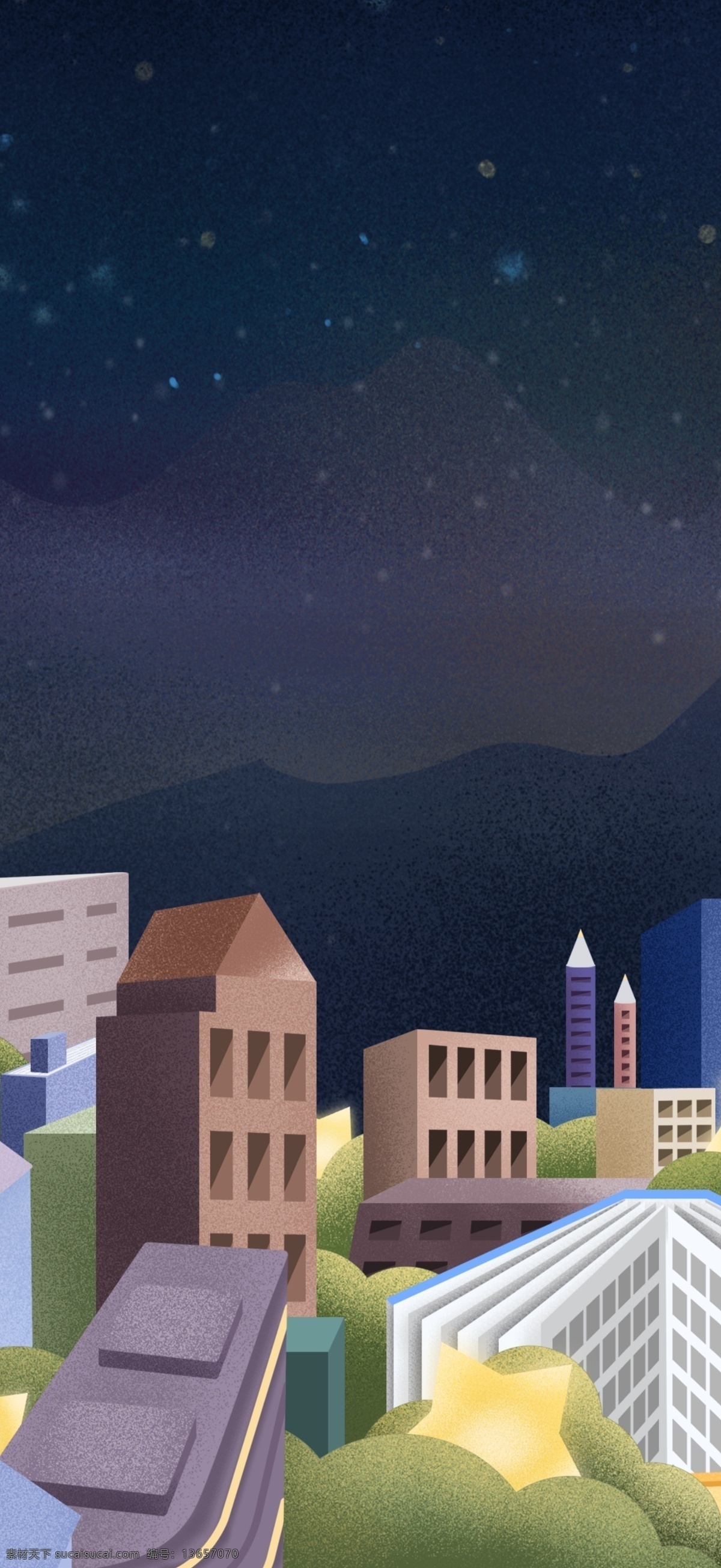黑色 夜空 下 房屋 晚安 背景 屋顶 广告背景 背景素材 晚安你好 你好晚安 夜晚 星空 月亮 夜晚星空