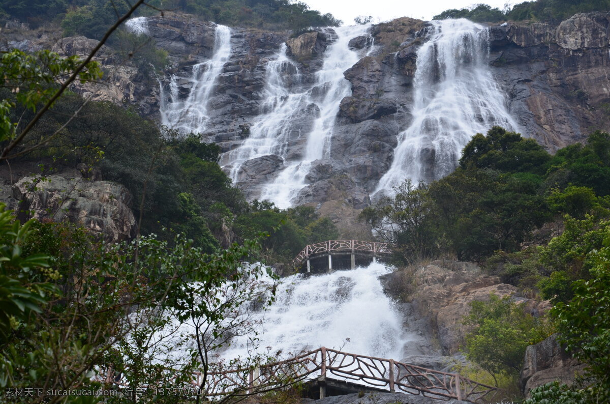 白水仙瀑 白水寨 广州增城 瀑布 山水 小溪 从化风光 秀丽风光 自然风景 自然景观