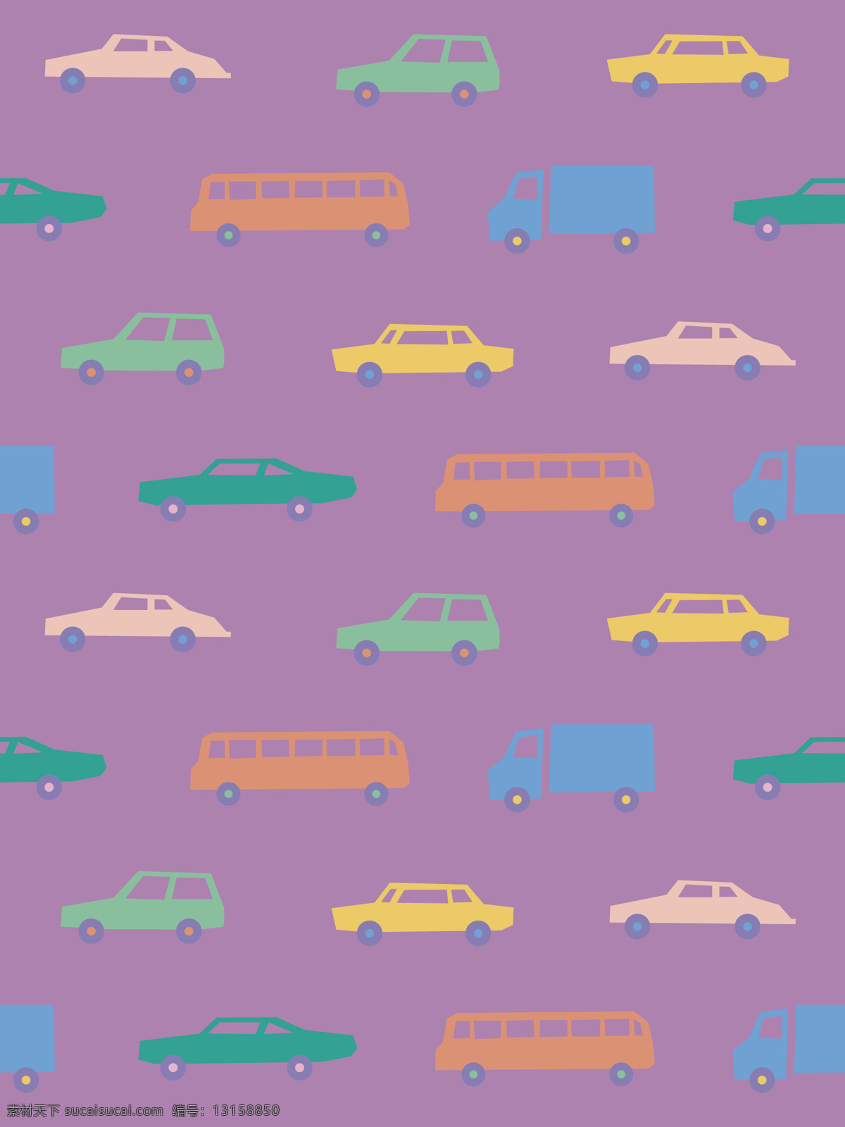 几何图形 汽车 小汽车图案 图形元素 图案