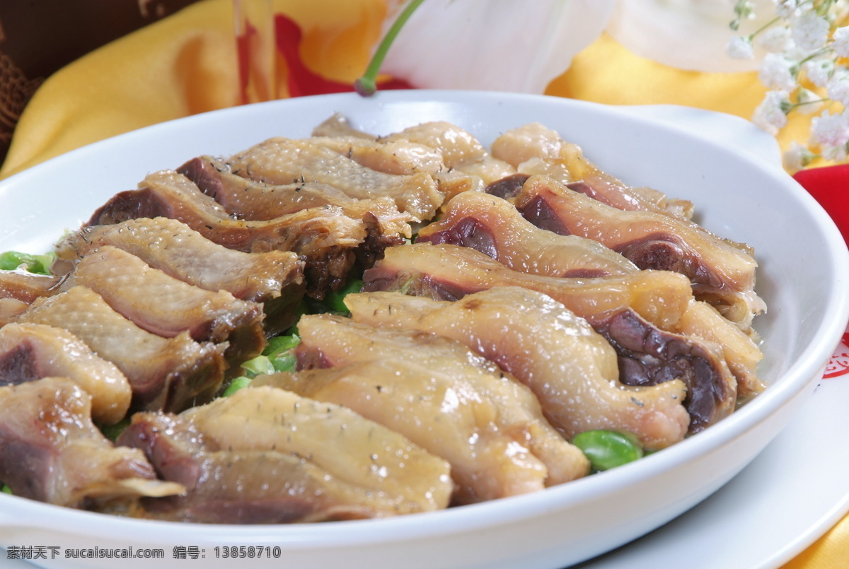餐饮 餐饮美食 传统美食 凉菜 美食 鸭子 咸 鸭 蒸 毛 都 米图 片 咸鸭蒸毛都米 闲鸭 毛豆米 鸭肉 矢量图 日常生活