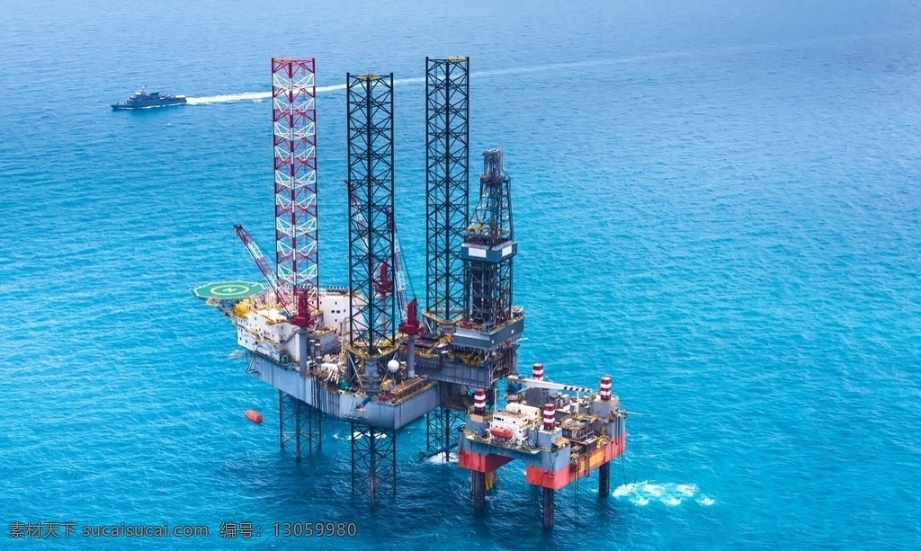 钻井平台 海上钻井 石油钻井 工业 现代科技 海上钻井设备
