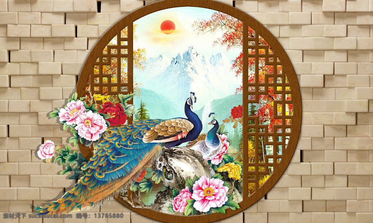 3d打印 背景 背景墙 壁纸 风景 高分辨率图片 高清大图 建筑 装饰 装饰设计 空间建筑 桌面 装修 无框画 孔雀 花卉 墙