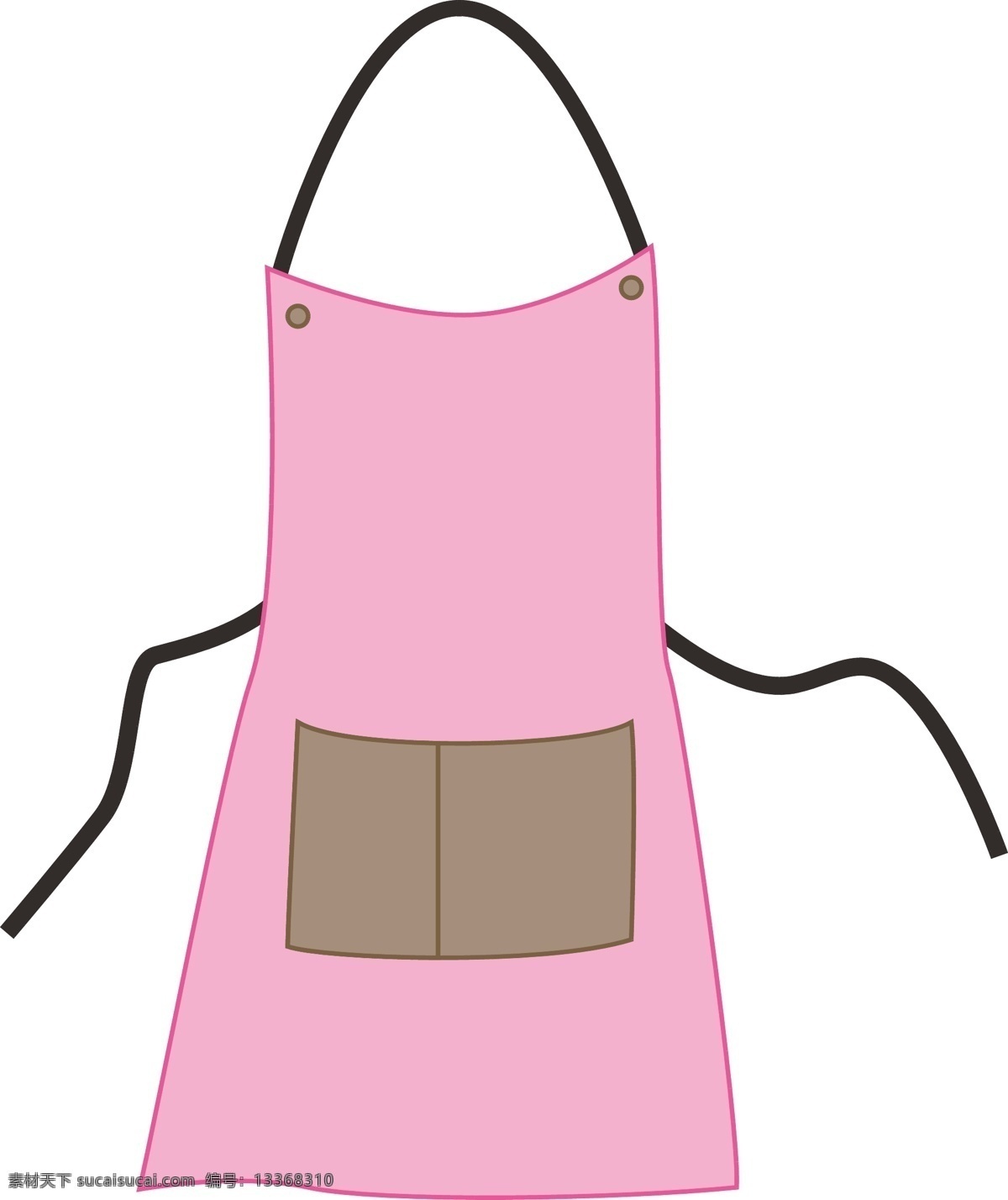 大人围裙 围裙 粉色 厨房 日用 可爱