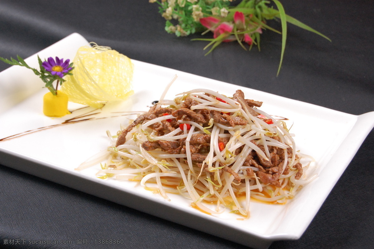 银芽驴子肉 美食 菜品 菜谱 餐饮 中餐 食品 传统美食 餐饮美食 粤菜 湘菜 淮阳菜 上海菜 北京菜 鲁菜 东北菜 小炒 炒菜 豆芽炒肉 小炒肉 小炒豆芽 豆芽炒驴肉 高清 写真照片
