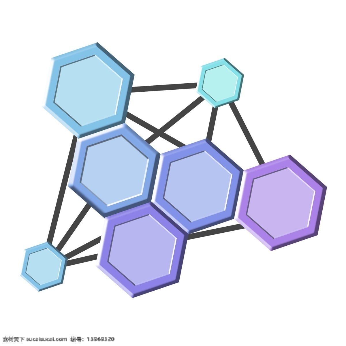 六边形 分类 目录 插画