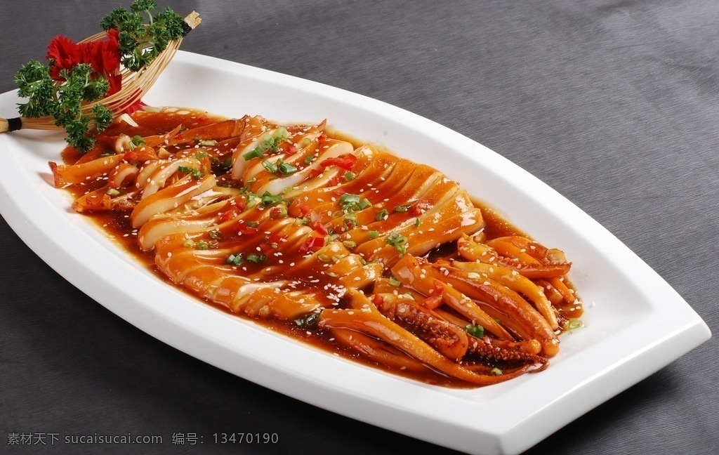 照烧鱿鱼筒 日式照烧 鱿鱼筒 烤鱿鱼 川菜 湘菜 家常菜 高清菜谱用图 餐饮美食 传统美食