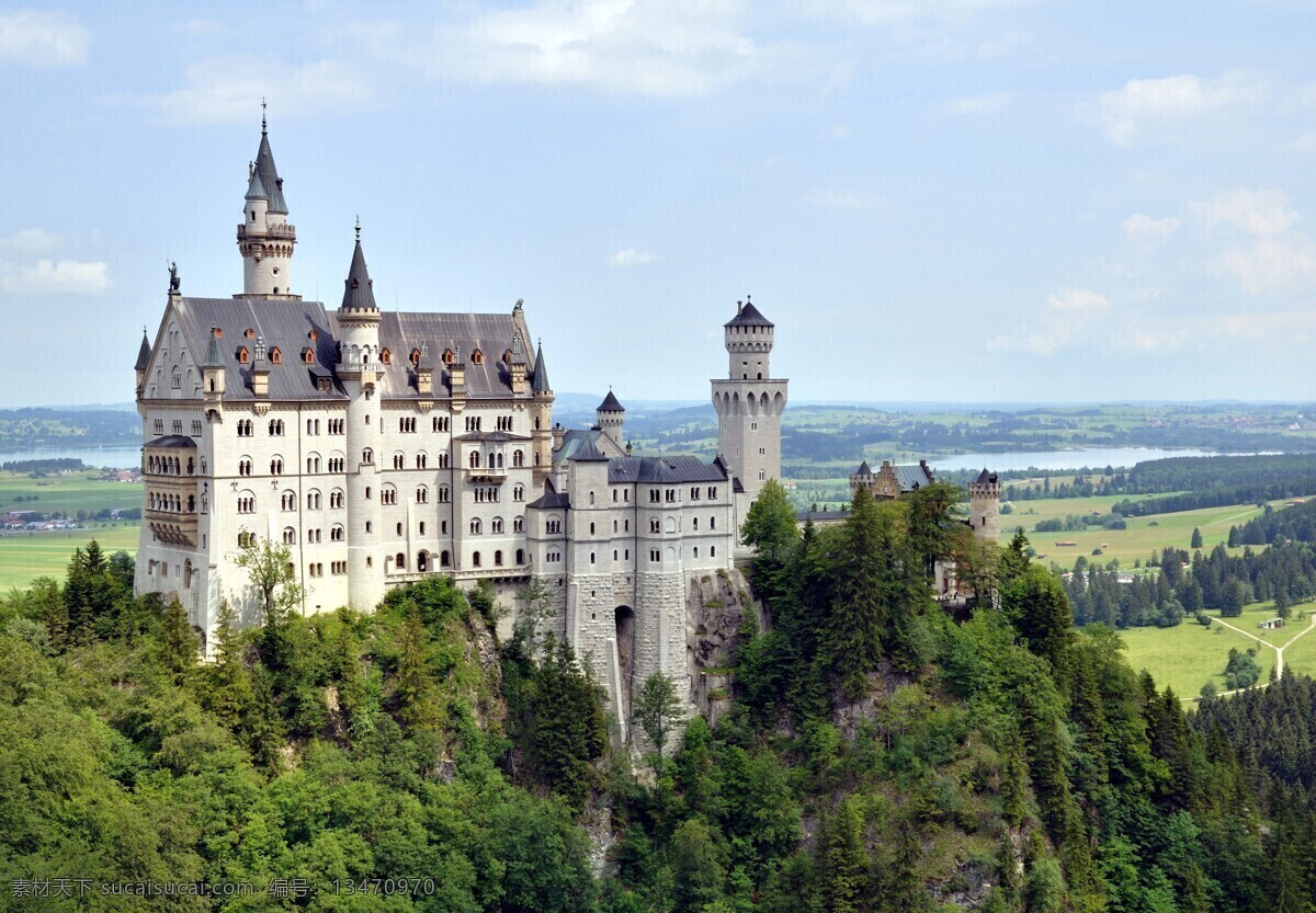 城堡 西方 欧洲 德国 新天鹅堡 国外旅游 旅游摄影