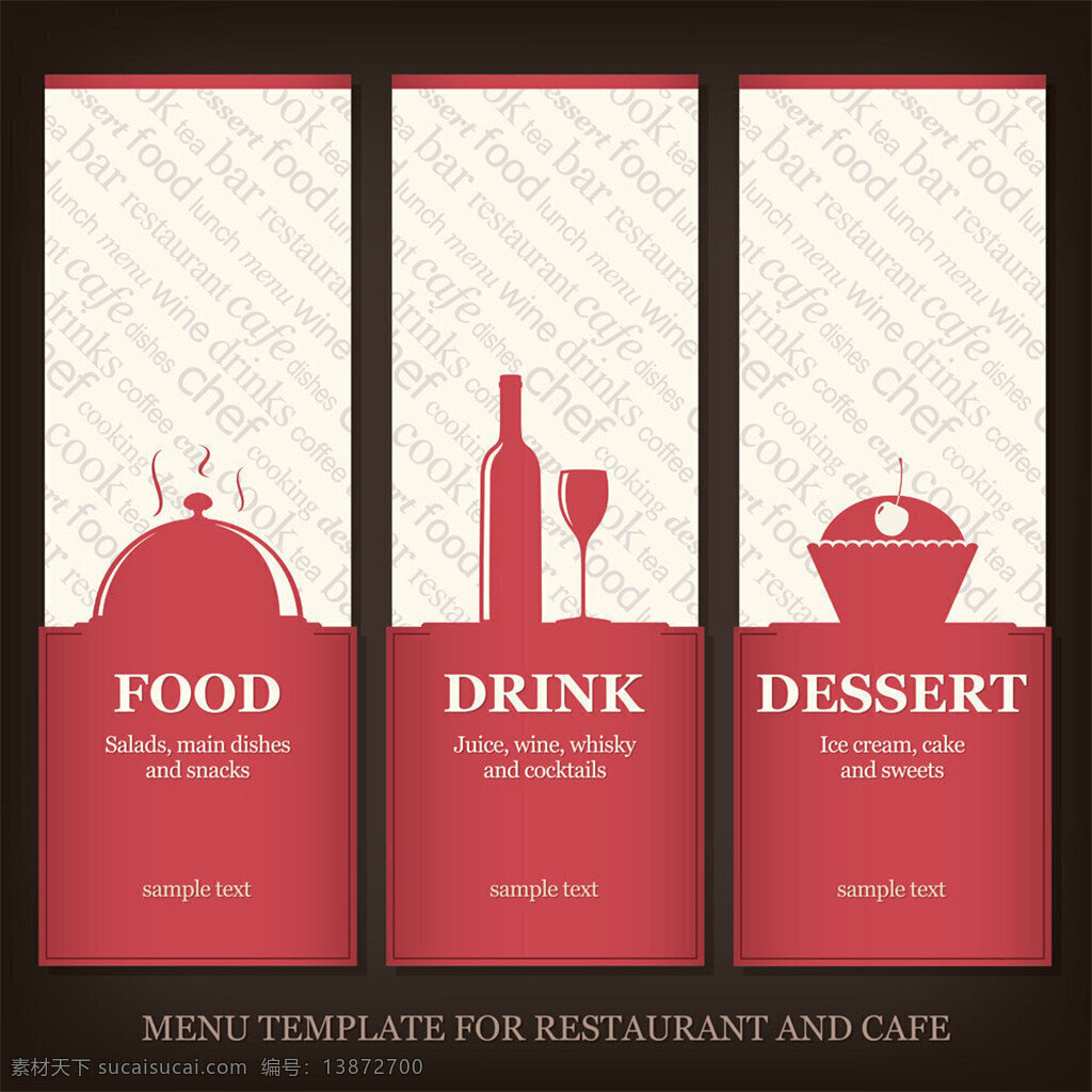 餐饮 餐饮标签 矢量 标签设计 促销标签 企业标签 标签模板