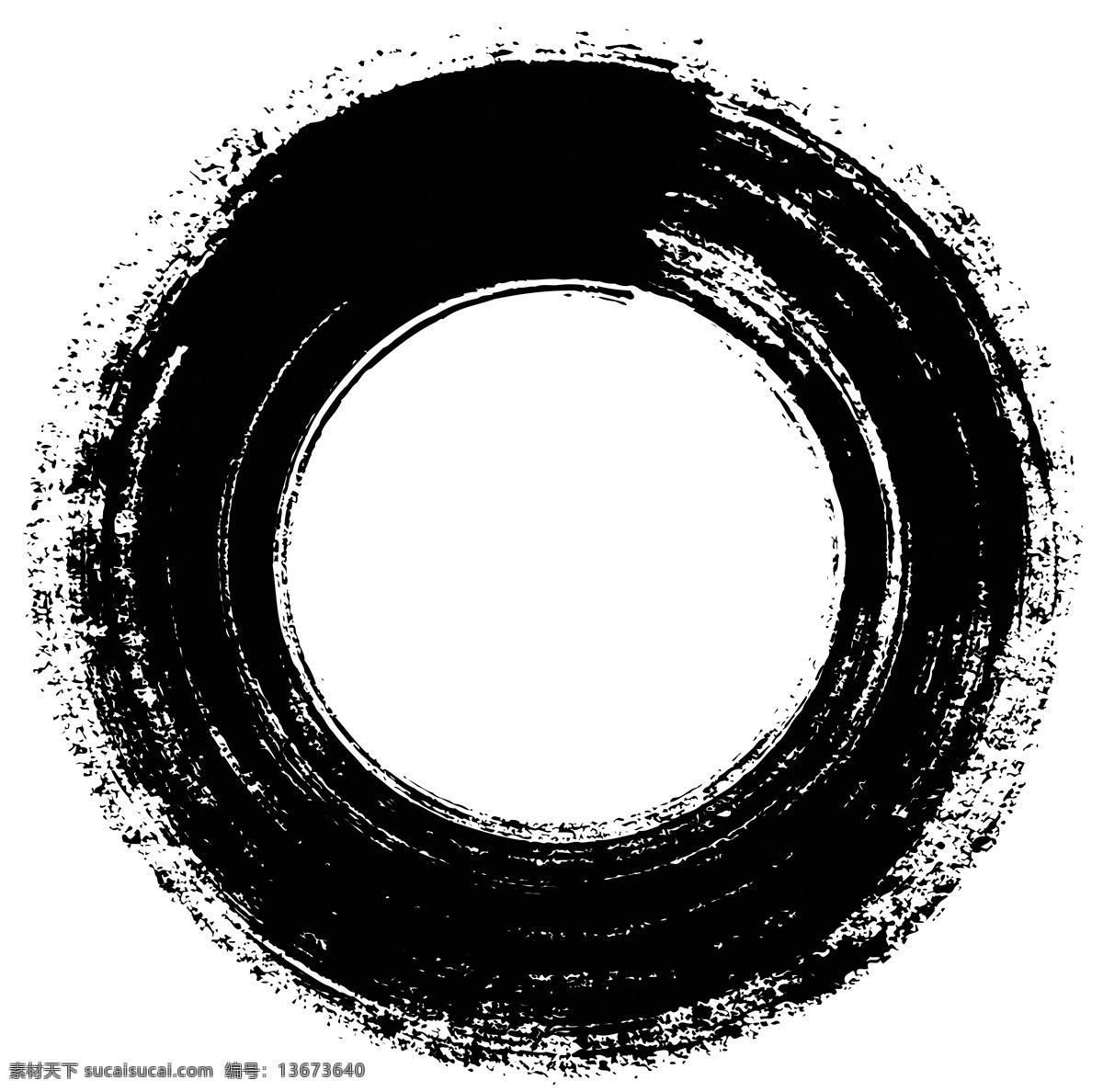 毛笔 涂鸦 圈 设计素材 书法笔墨 书法世界 书画美术 白色