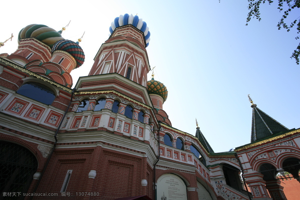 俄罗斯大教堂 俄罗斯 瓦西里升天 大教堂 局部 彩色建筑 建筑园林 建筑摄影 黑色