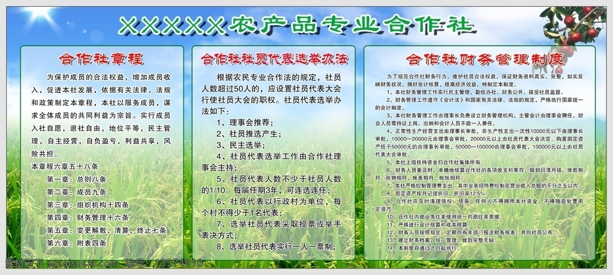 农产品 专业 合作社 展板 分层 绿色 农业素材 源文件库 弄作品 矢量图 日常生活