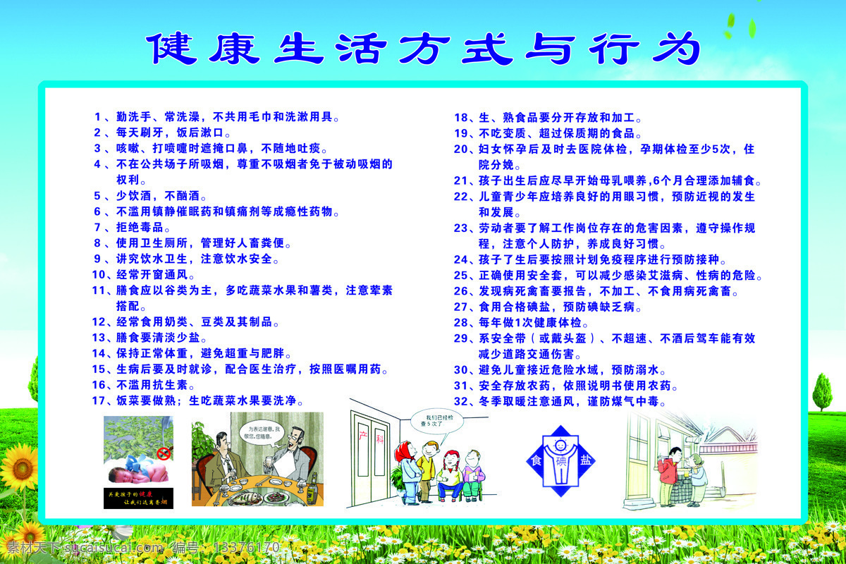 疾病预防 控制 中心 宣传栏 健康生活 方式 行为 展板 健康 卫生知识 图版 医院医疗