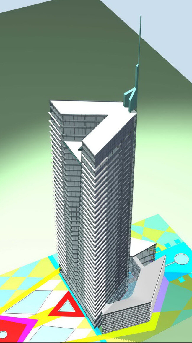 max 高层建筑 商业 大楼 3d 模型 商业大楼 3d模型 白色