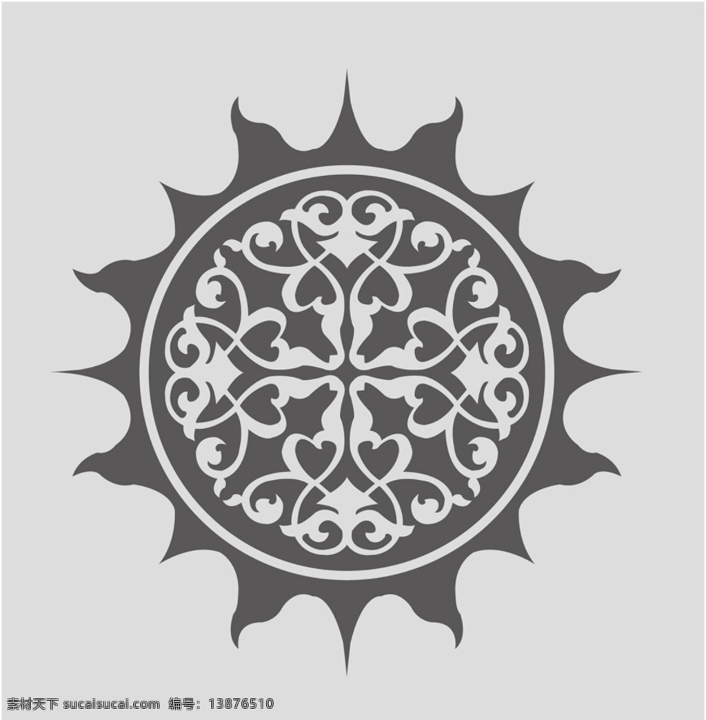太阳花纹 太阳 花纹 古典 欧式 底纹 底纹边框 花边花纹
