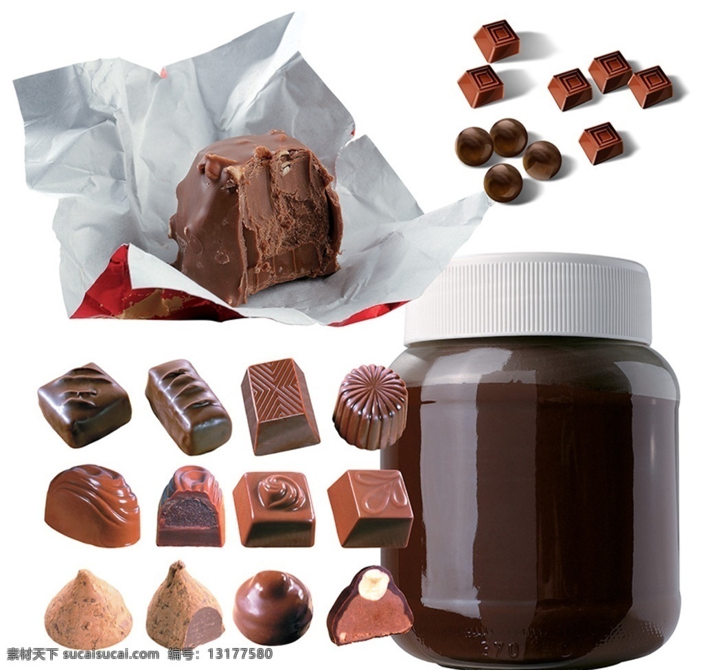 巧克力 黑巧克力 牛奶巧克力 巧克力块 榛仁巧克力 果仁巧克力 巧克力酱 巧克力糖 食物 分层