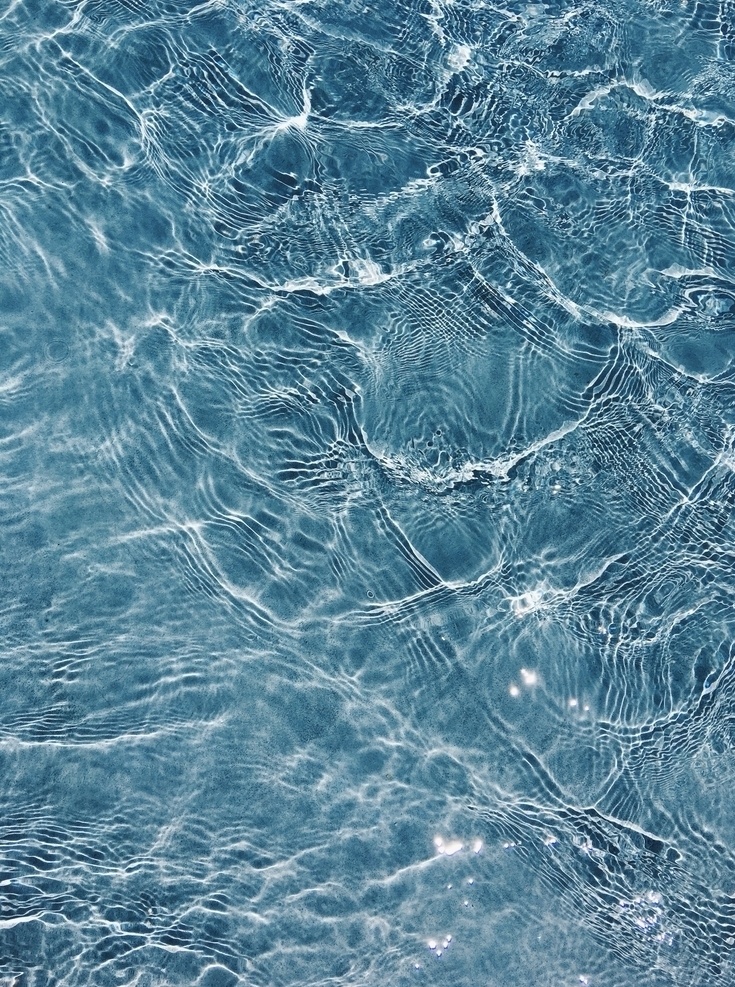 水波纹路 水 波纹 波浪 曲线 蓝色 清澈水面 生活百科 生活素材